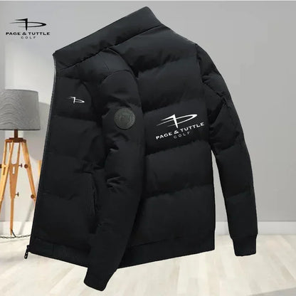 Autumn and winter men's clothing, casual and fashionable jackets, warm cotton clothing