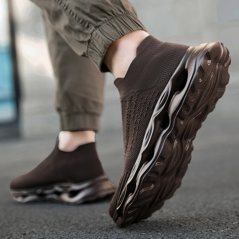 2025 New Men's Sports Shoes Men Running Shoes Socks Sneakers XL 48 Breathable Women's Slip-On Sneakers Socks Training Shoes Men