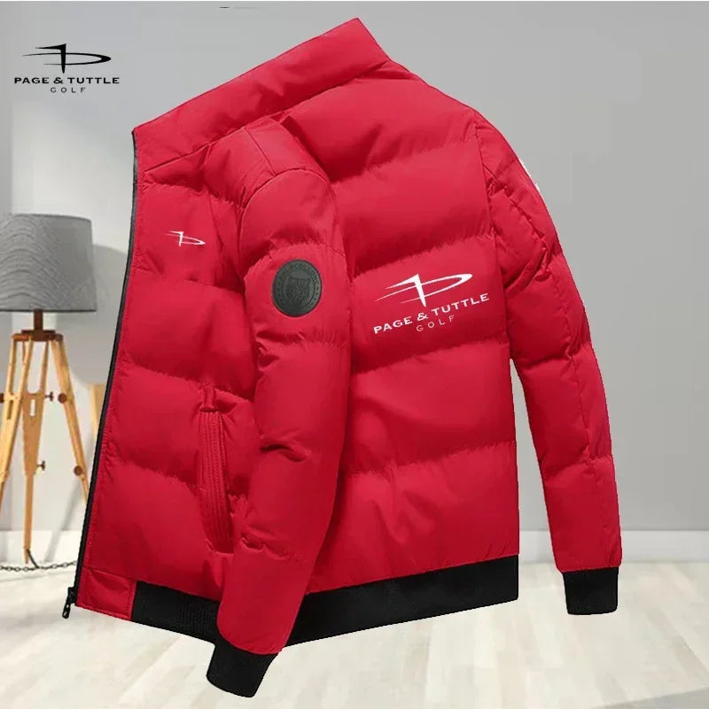 Autumn and winter men's clothing, casual and fashionable jackets, warm cotton clothing