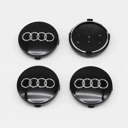 4pcs 60mm 61mm 68mm 69mm Car Styling Wheel Center Cap Hub Covers Badge 4B0601170 For Audi A3 A4 A5 A6 A7 A8 S4 S6 Accessories