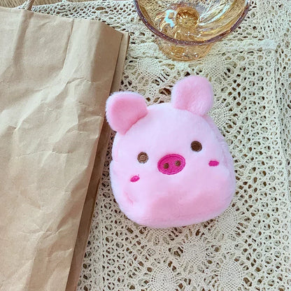 Animal Shape Plush Coin purse Headphone Bag Zipper Money Duck Women Coin Wallet Bag Kawai Card Key Money Coin Purse Bags Gift