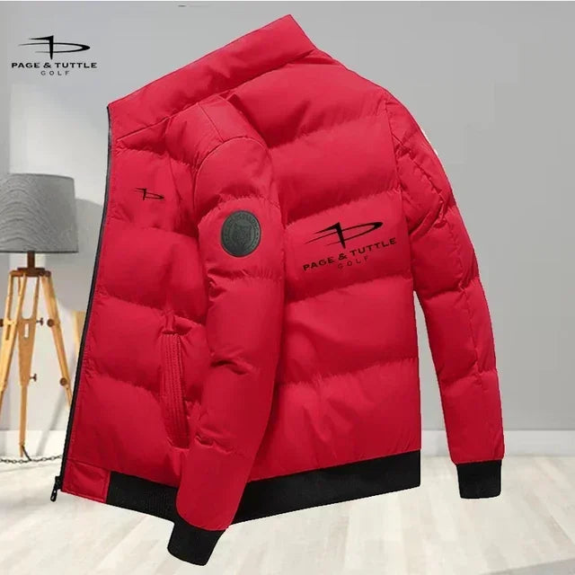 Autumn and winter men's clothing, casual and fashionable jackets, warm cotton clothing