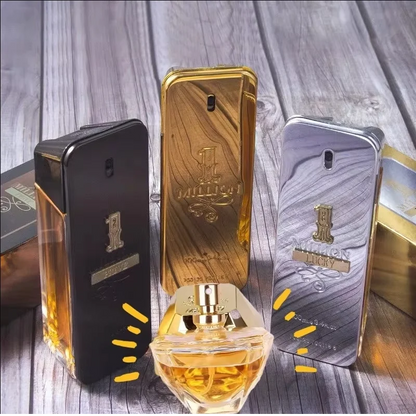 Hot Million Gold Perfume Soft Golden Millionaire Men's Seductive Leather Notes Best Valentine's Day Gift For Men And Women 100ml