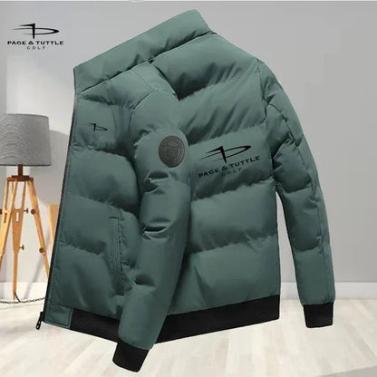 Autumn and winter men's clothing, casual and fashionable jackets, warm cotton clothing