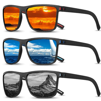 1/2PCS Sunglasses Men Polarized Women UV400 Sun Glasses Fishing Goggles Outdoor Sport Eyewear