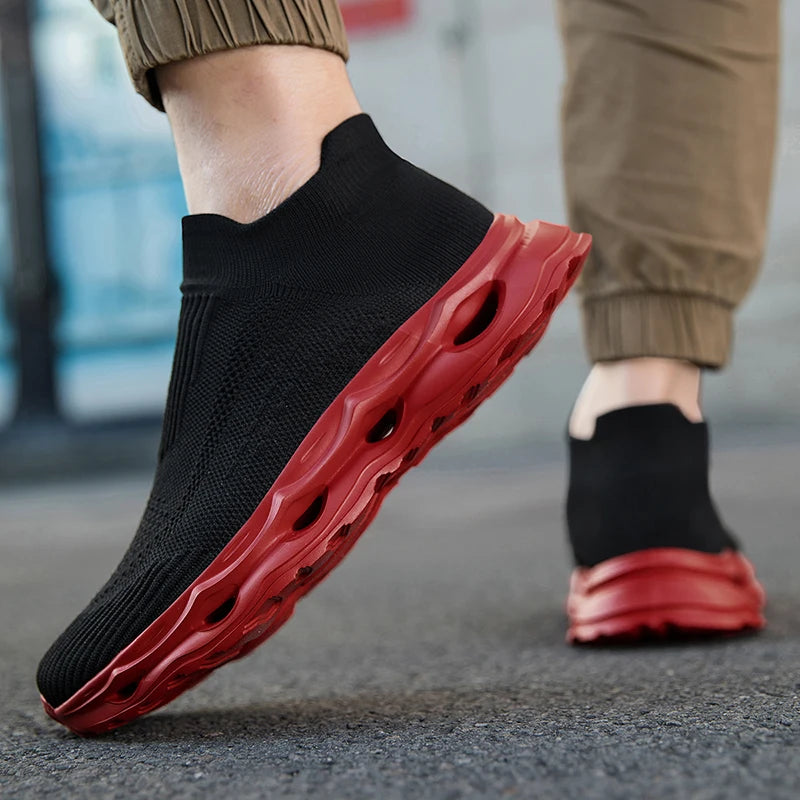 2025 New Men's Sports Shoes Men Running Shoes Socks Sneakers XL 48 Breathable Women's Slip-On Sneakers Socks Training Shoes Men