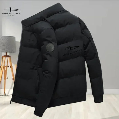 Autumn and winter men's clothing, casual and fashionable jackets, warm cotton clothing