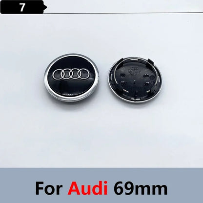 4pcs 60mm 61mm 68mm 69mm Car Styling Wheel Center Cap Hub Covers Badge 4B0601170 For Audi A3 A4 A5 A6 A7 A8 S4 S6 Accessories