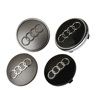 4pcs 60mm 61mm 68mm 69mm Car Styling Wheel Center Cap Hub Covers Badge 4B0601170 For Audi A3 A4 A5 A6 A7 A8 S4 S6 Accessories