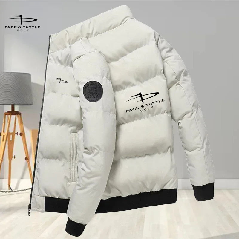 Autumn and winter men's clothing, casual and fashionable jackets, warm cotton clothing