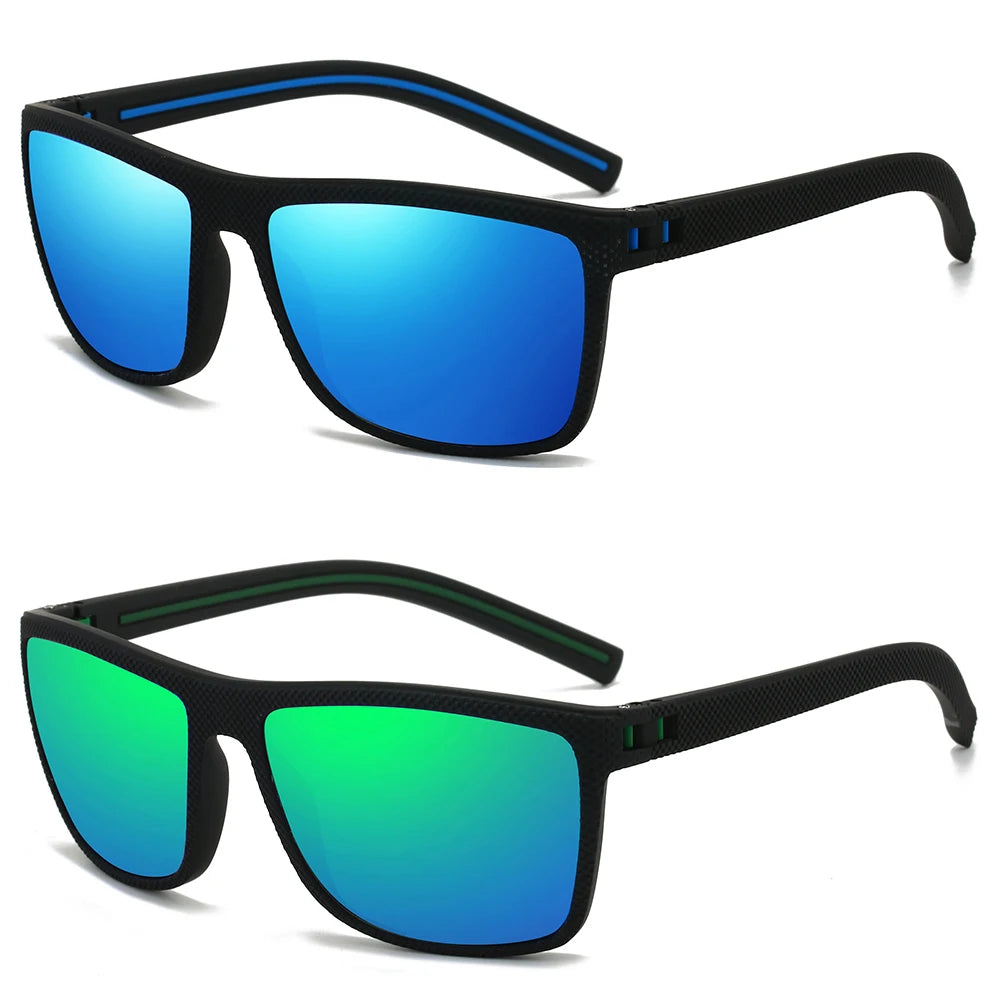 1/2PCS Sunglasses Men Polarized Women UV400 Sun Glasses Fishing Goggles Outdoor Sport Eyewear