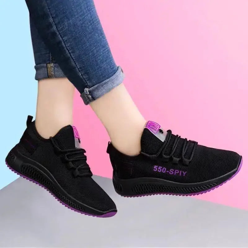 Tenis Feminino 2024 Hot Sale Women's Vulcanize Shoes for Outdoor Sneakers Air Mesh Walking Jogging Trainers Chaussures Femme