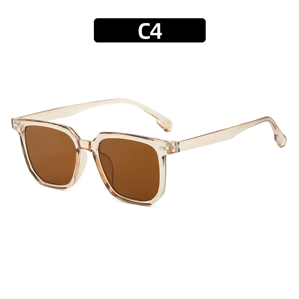 2024 Fashion New Sunglasses Men High Quality Retro Square Sunglasses Women Retro Sunglasses Women Classic Oculos De Sol Feminino