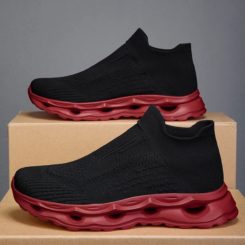 2025 New Men's Sports Shoes Men Running Shoes Socks Sneakers XL 48 Breathable Women's Slip-On Sneakers Socks Training Shoes Men