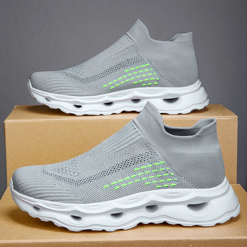 2025 New Men's Sports Shoes Men Running Shoes Socks Sneakers XL 48 Breathable Women's Slip-On Sneakers Socks Training Shoes Men